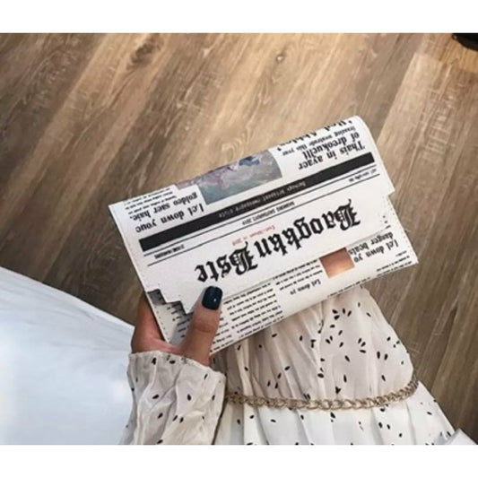 Newspaper Purse