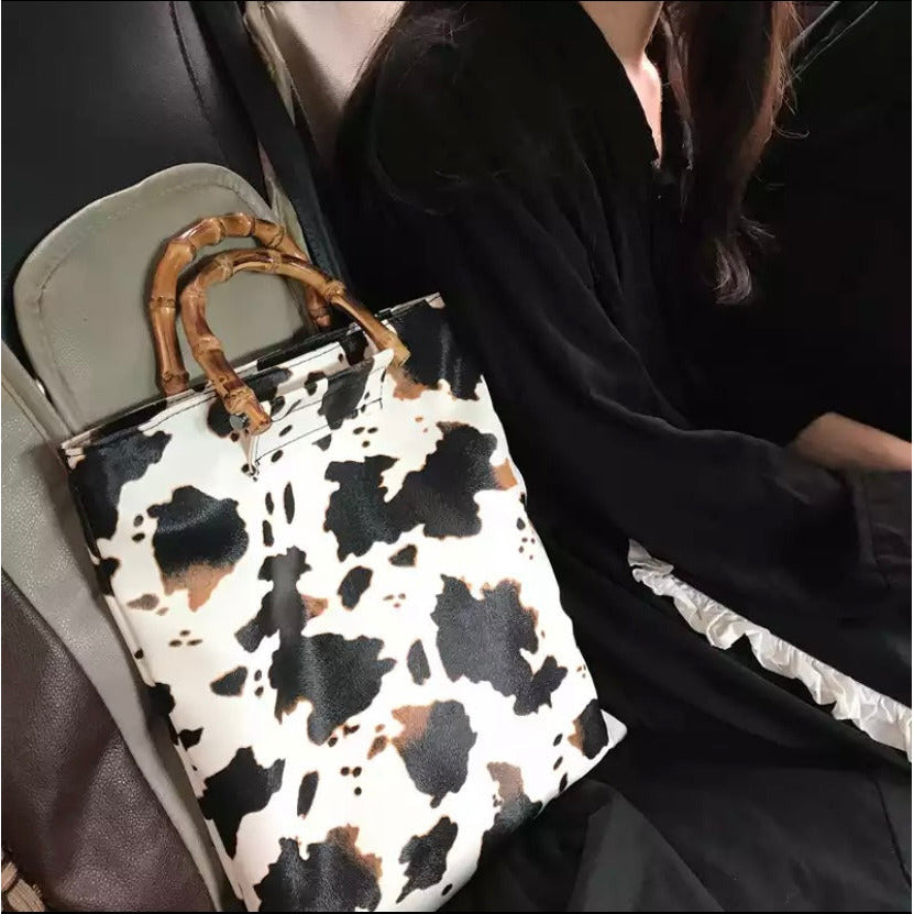 Cow Print Purse